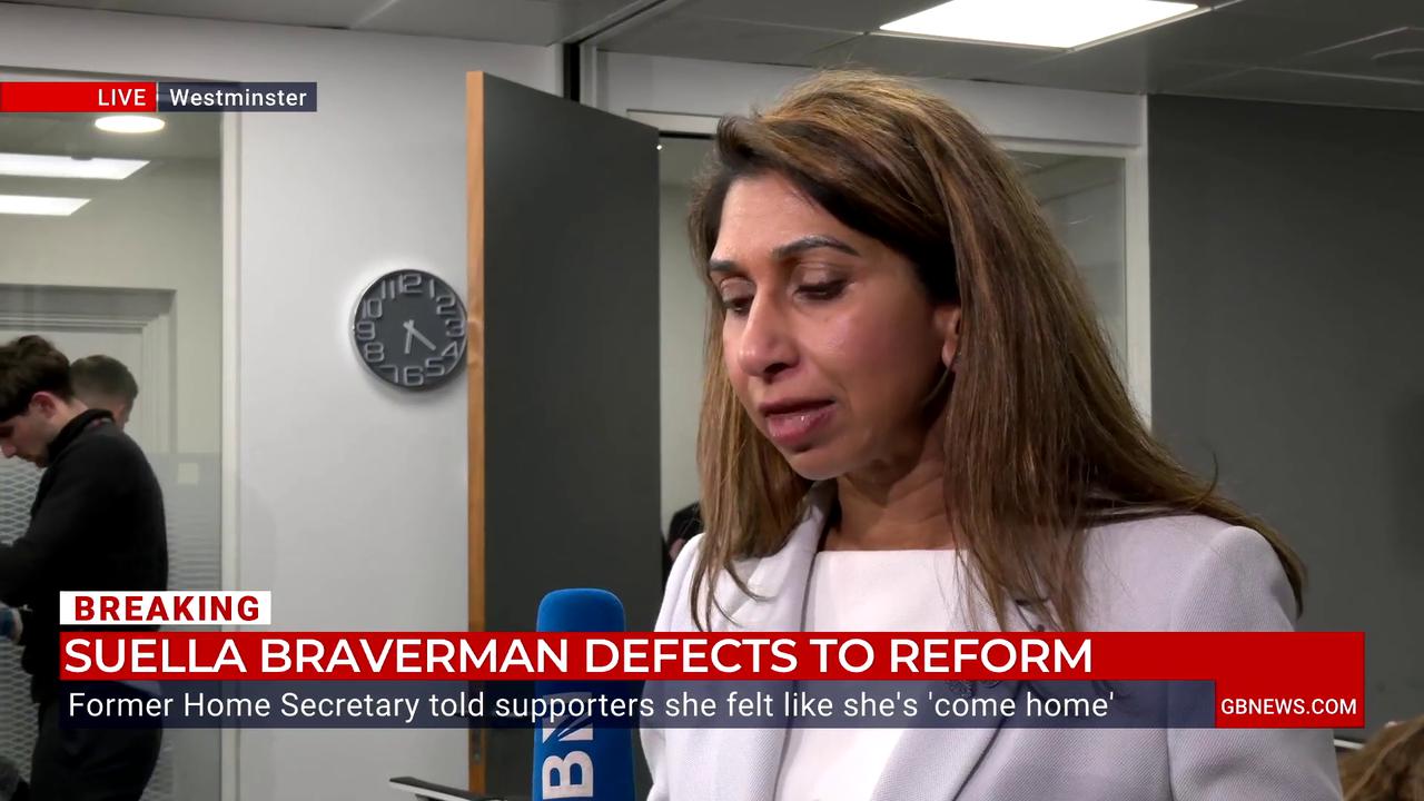 Video thumbnail for WATCH: Suella Braverman says she 'won't be the last' Tory to join Reform in first interview since defection