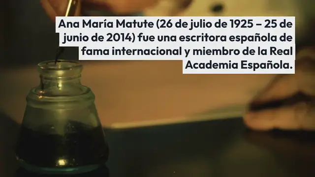 Video thumbnail for Biografía: Ana María Matute