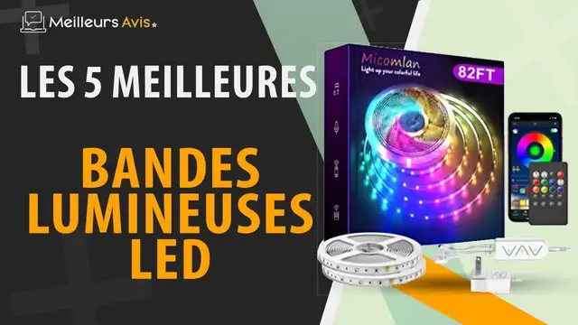 Video thumbnail for ⭐️ MEILLEURE BANDE LUMINEUSE LED - Avis & Guide d'achat (Comparatif 2022)