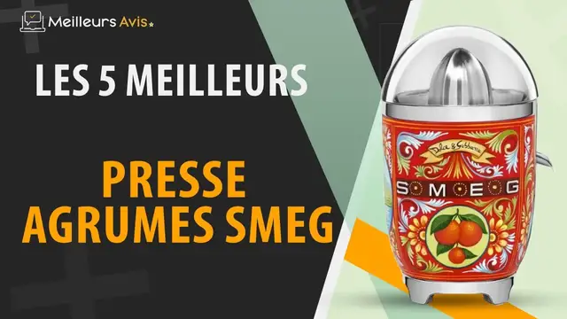 Video thumbnail for ⭐️ MEILLEUR PRESSE AGRUME SMEG - Avis & Guide d'achat (Comparatif 2023)