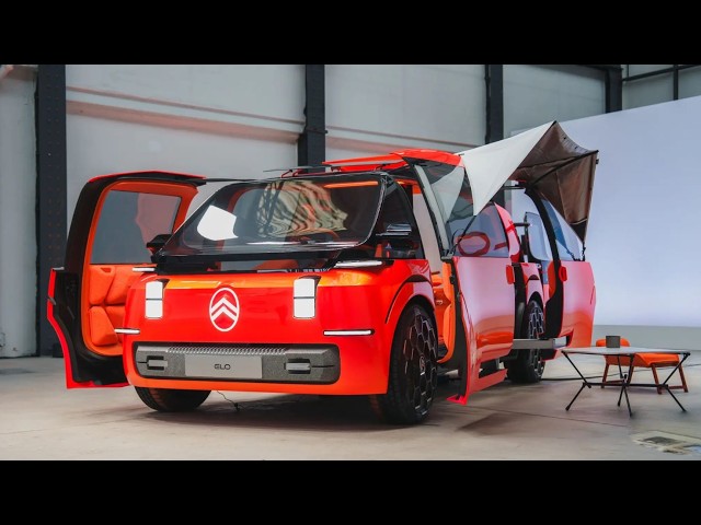 Video thumbnail for Um carro que vira cama, escritório e até churrasqueira – conheça o Citroën ELO!