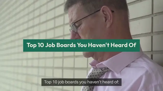 Video thumbnail for Top 10 Job Boards You Haven’t Heard of