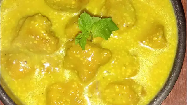 'Video thumbnail for 😍Tasty kadhi 😘 टेस्टी कढी़😋'