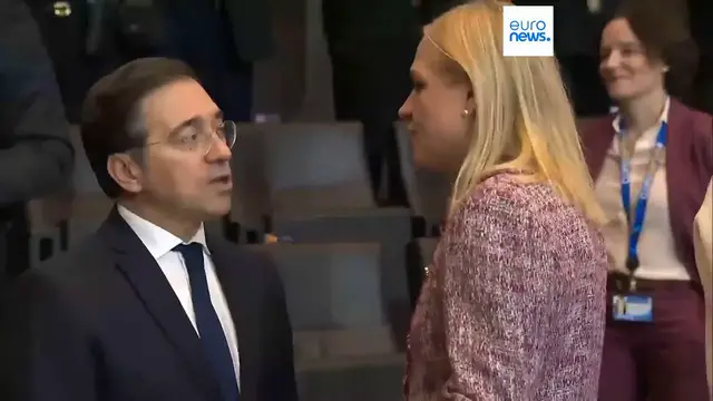 Video thumbnail for 'It may be a choice' between NATO and Greenland, Trump says