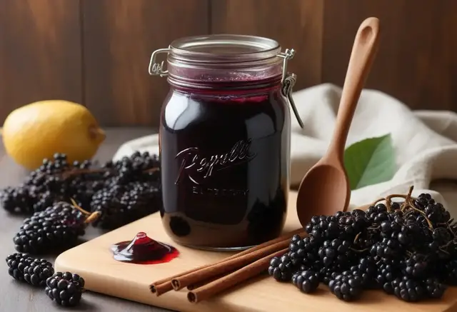 Video thumbnail for Homemade Elderberry remedy Syrup