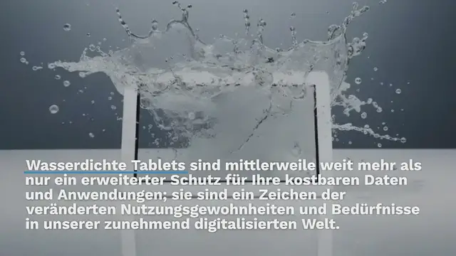 Video thumbnail for Die besten Wasserdichten Tablets 2024