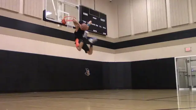'Video thumbnail for Isaiah Rivera Dunk Session :: 540 Off A Lob :: Facebook Live'