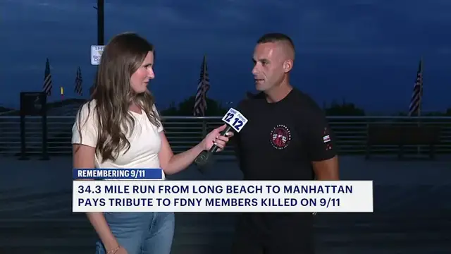 Video thumbnail for Running 34.3 miles to honor the 343 FDNY members lost on 9/11