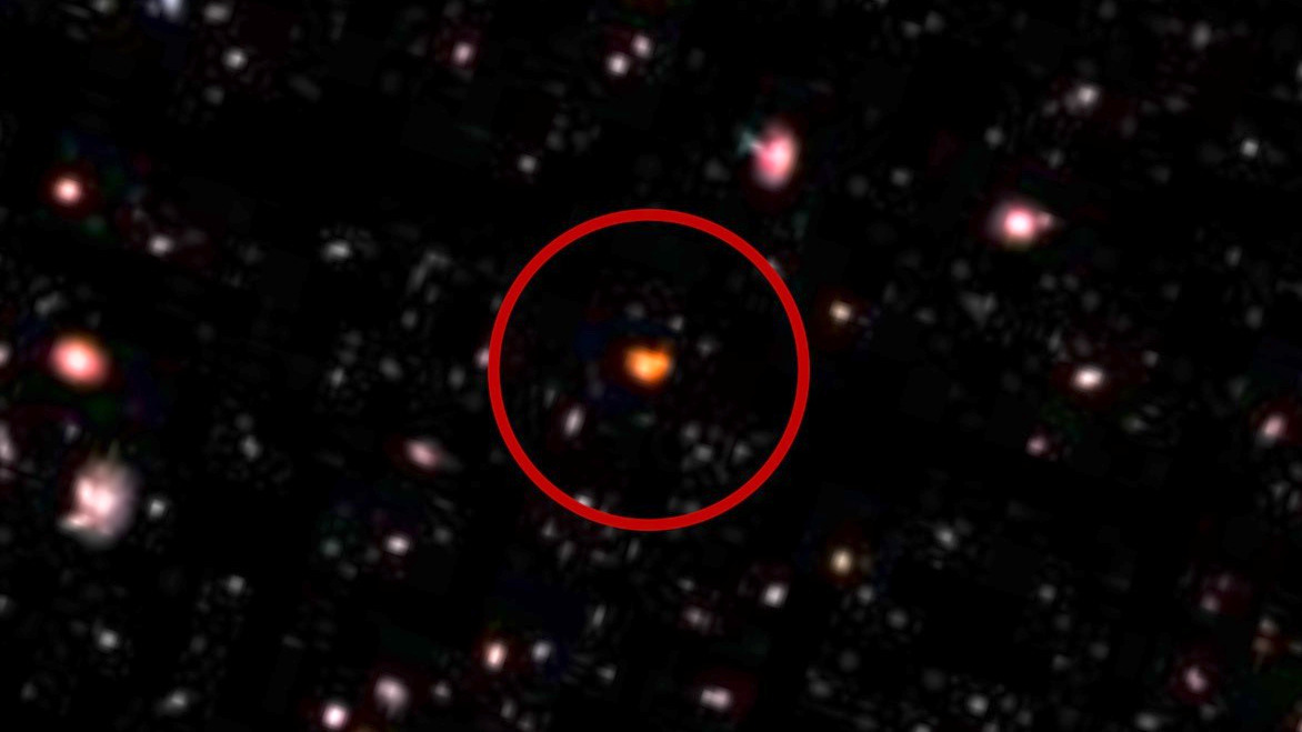 Video thumbnail for Inside JWST CEERS: a photo of what could be the oldest galaxy