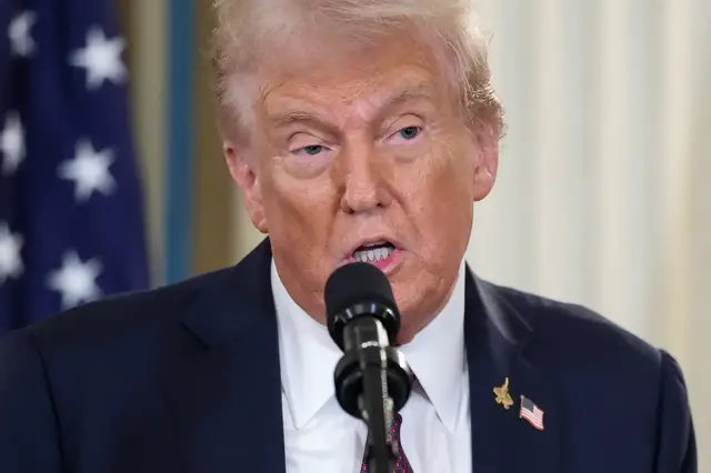 'Video thumbnail for Trump outlines plan to end Israel’s war on Gaza'