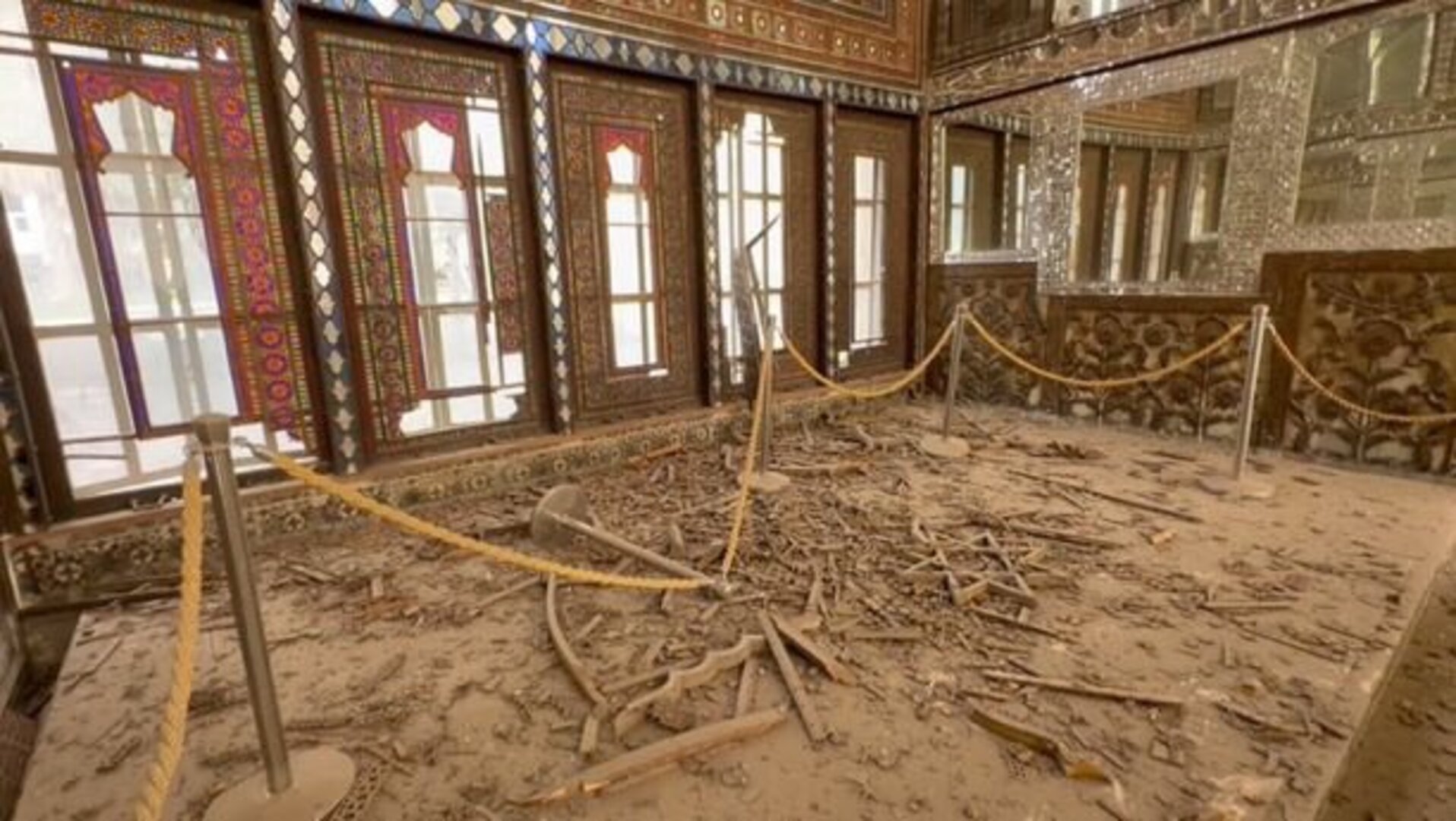 Video thumbnail for Golestan Palace majorly damaged in US-Israeli strikes on Tehran