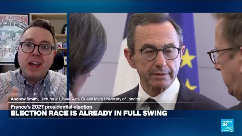 Video thumbnail for French right divided over primary vote one year from presidential election