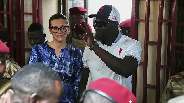 'Video thumbnail for New constitution in Guinea allowing junta leader to run for president gets greenlight'