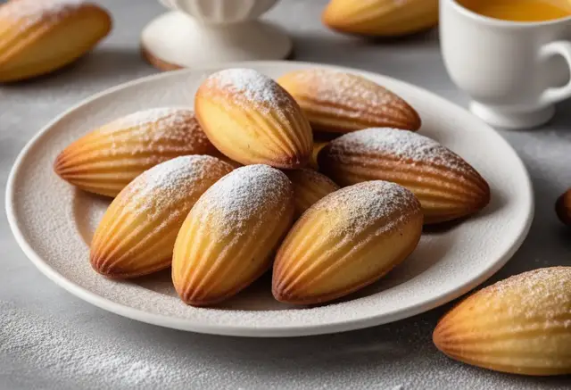Video thumbnail for Perfect Vegan Madeleines in Minutes