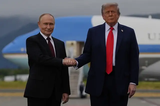 'Video thumbnail for 'Great progress' but no deal :Donald Trump and Vladimir Putin meet in Alaska'