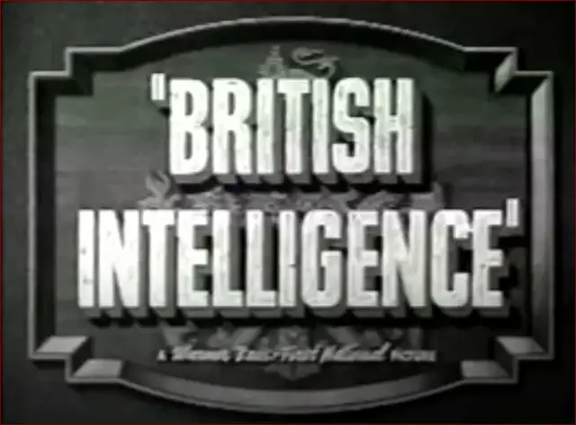 Video thumbnail for British Intelligence (1939)
