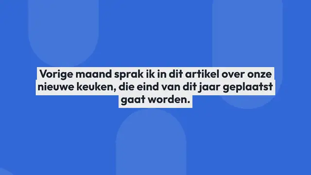 Video thumbnail for Nieuwe keuken: deel 2