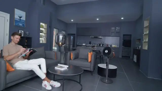 Video thumbnail for Dreo Pedestal Fan with Remote, PolyFan 513S, 43'' Quiet Standing Fan for Home Bedroom