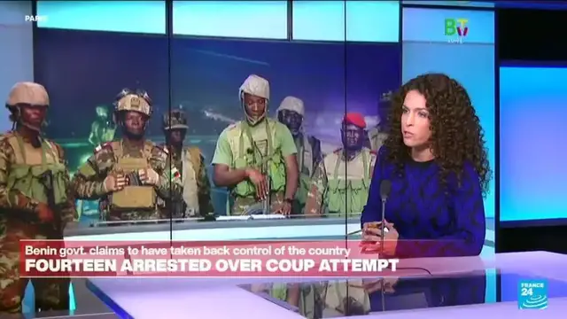 Video thumbnail for Benin: the government declares coup attempt has been 'foiled'