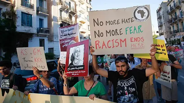 Video thumbnail for Tunisia upholds eight-year jail term for anti-racism activist