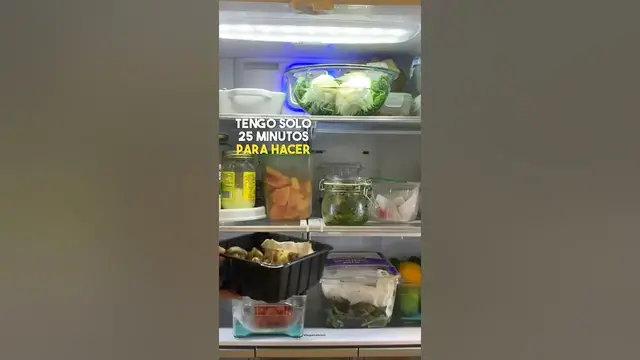 Video thumbnail for Meal prep en 25 minutos #cocina