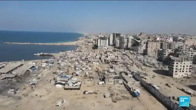 'Video thumbnail for Gaza tries to rebuild amid fragile ceasefire'