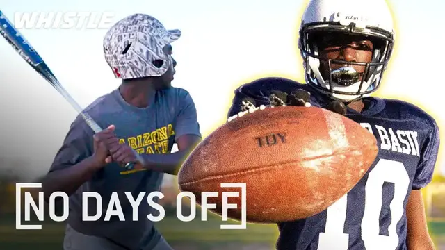 'Video thumbnail for 13-Year-Old 6'3'' Athletic BEAST | Football AND Baseball Phenom'