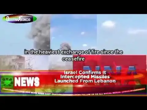 Video thumbnail for 2 Killed As State Media Says Israel Hits Southern Lebanon With Airstrikes