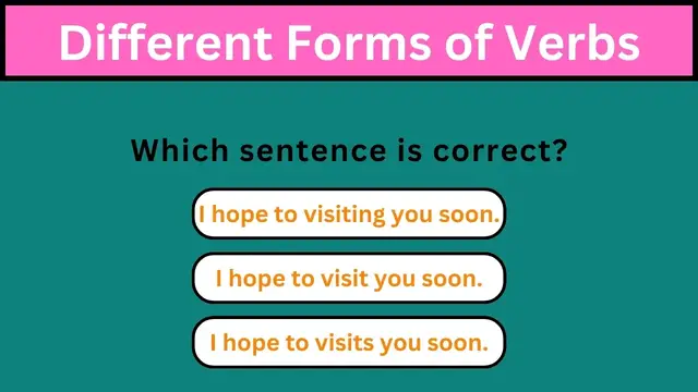 Video thumbnail for English Grammar Practice ||  Different Forms of Verbs Part 7 || English Grammar Test