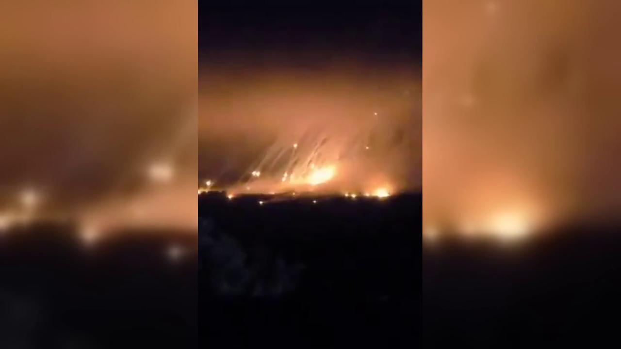 Video thumbnail for Lebanon: Heavy Israeli Shelling Hits Lebanon's Nabatieh Overnight.