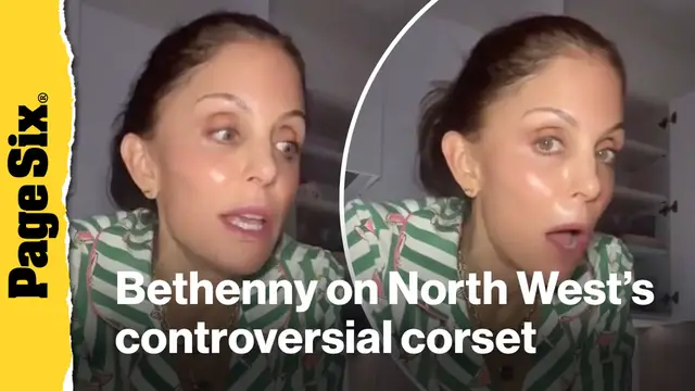 'Video thumbnail for Bethenny Frankel weighs in on Kim Kardashian's 12-year-old daughter North's controversial corset'