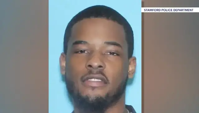 Video thumbnail for Wanted Stamford man remains on the run after fleeing officers and triggering police standoff
