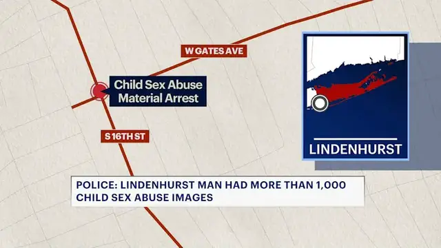 Video thumbnail for Lindenhurst man arrested for having over 1,000 child porn images
