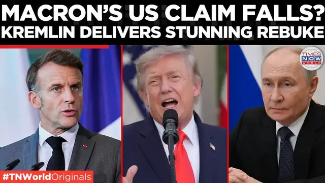 Video thumbnail for FRANCE VS RUSSIA: Macron Claims Trump Picked Kyiv’s Side As Kremlin Fires Back | Times Now World