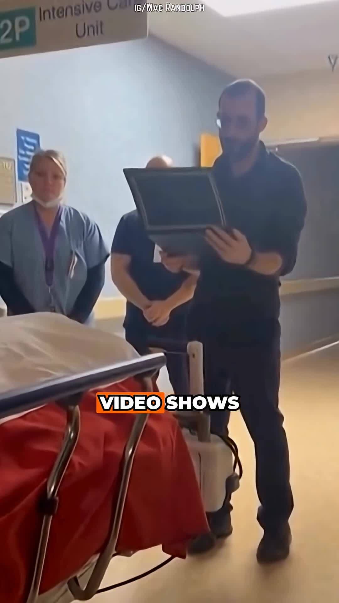 Video thumbnail for A nurse honored heroes before he fell! #PatriotOrVictim