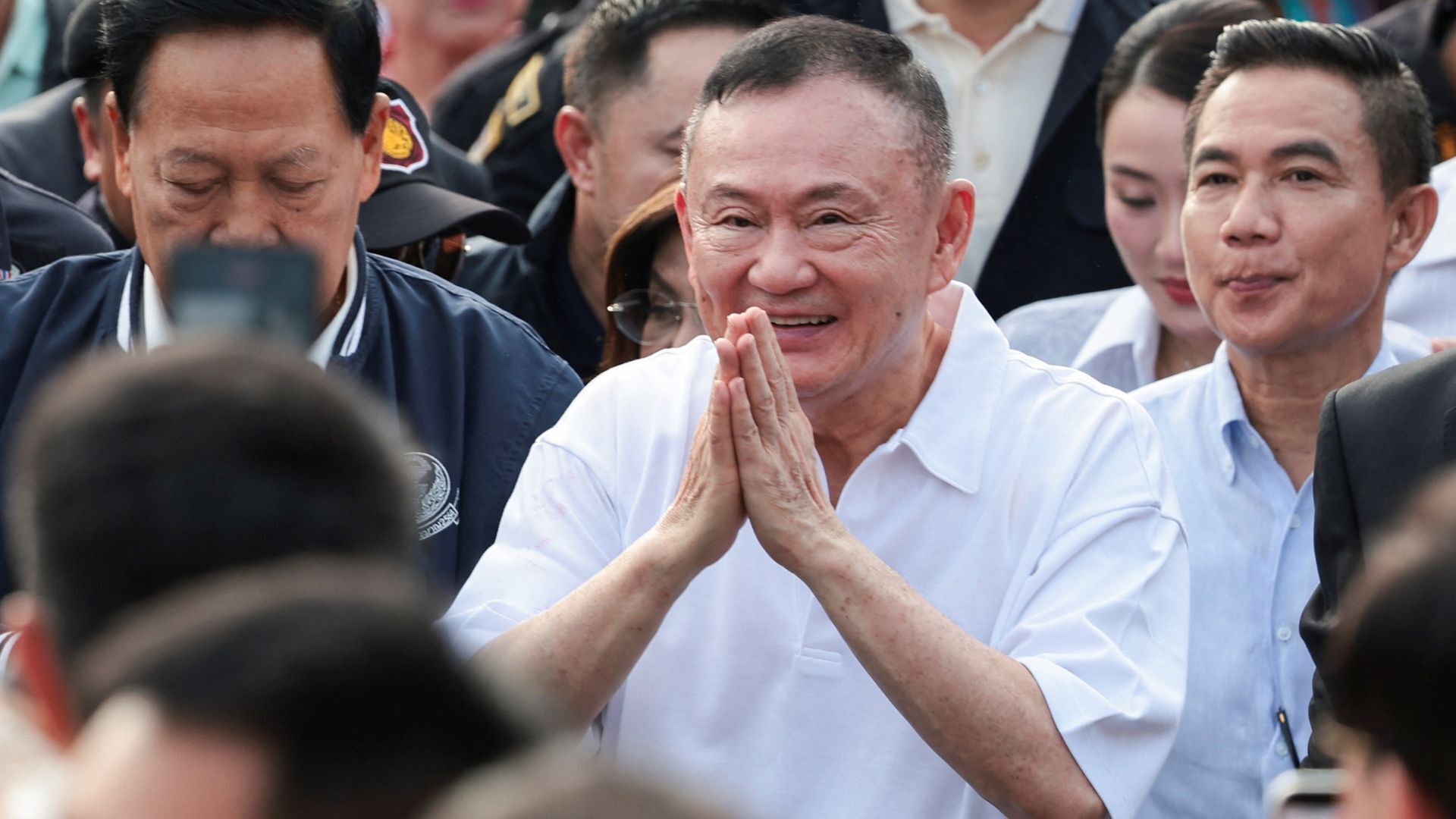 Video thumbnail for Thailand's former PM Thaksin Shinawatra released from prison