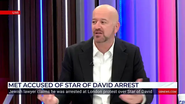 'Video thumbnail for WATCH: Josh Howie vows to wear Star of David 'out and proud' after arrest of Jewish man'