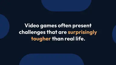 'Video thumbnail for Gaming Challenges vs Real Life'