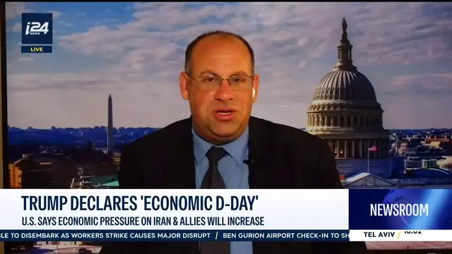 Video thumbnail for Trump declares 'Economic D-Day': U.S. says economic pressure on Iran & allies will increase