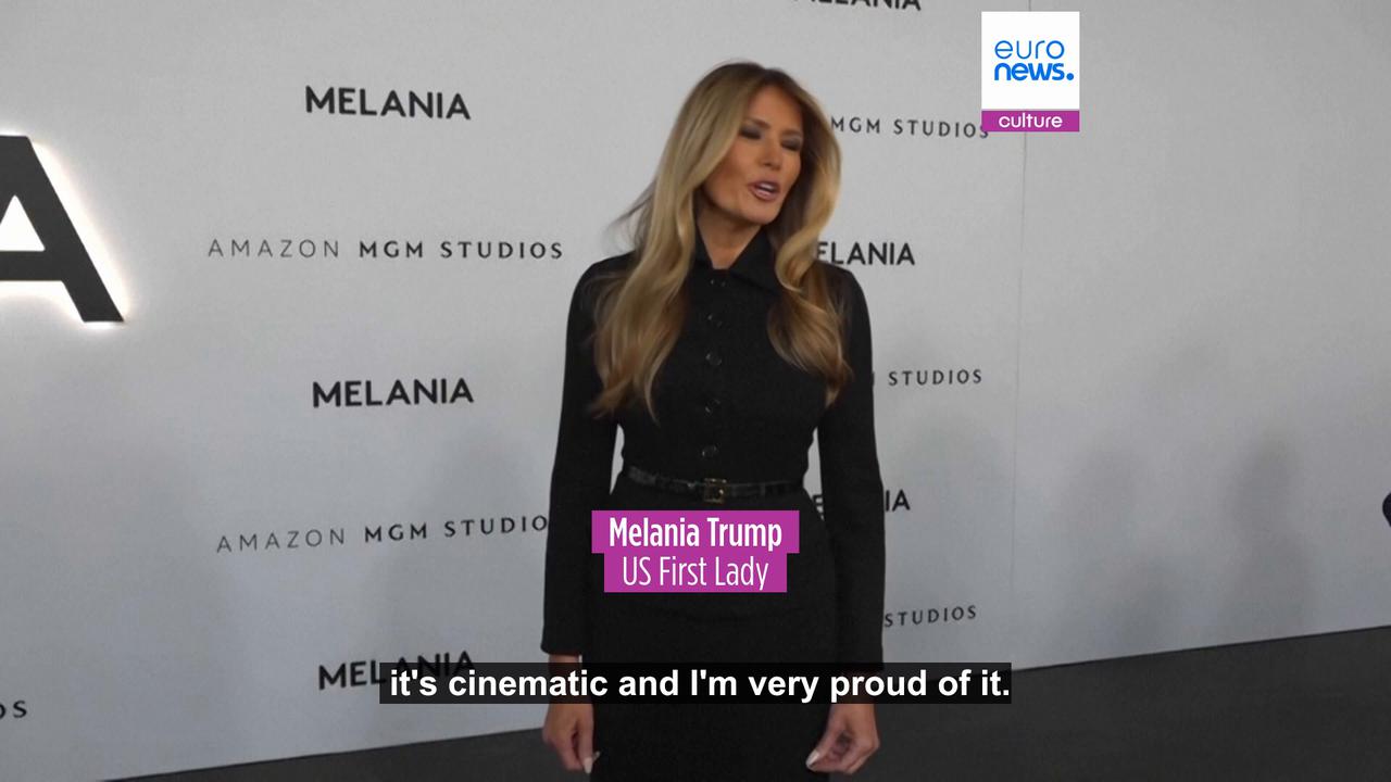 Video thumbnail for First lady of film: Melania Trump's documentary premieres at Kennedy Center