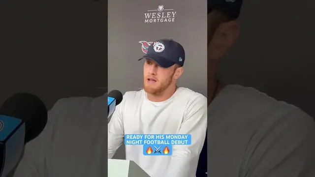 Video thumbnail for #Titans QB Will Levis is ready to make his Monday Night Football debut! #shorts #titanup #nlf