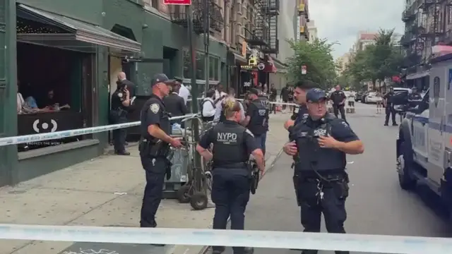 Video thumbnail for NYPD investigates police-involved shooting in the Lower East Side