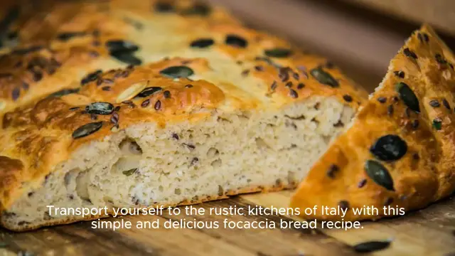Video thumbnail for Easy Homemade Focaccia Bread Recipes