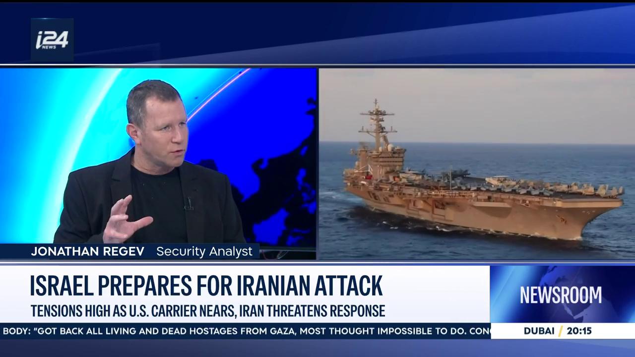 Video thumbnail for Israel prepares for Iranian attack : Tensions high as U.S. carrier nears, Iran threatens response