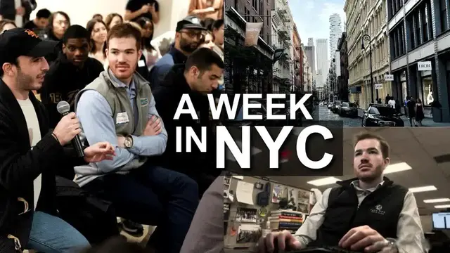 Video thumbnail for Another BUSY week in investment banking | NYC vlog