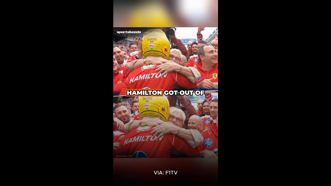 Video thumbnail for Lewis Hamilton embraces his mother after securing a podium finish in the Chinese GP ❤️