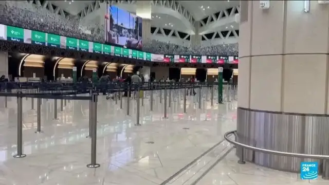 Video thumbnail for Yemen's Houthis claim attack on Riyadh airport