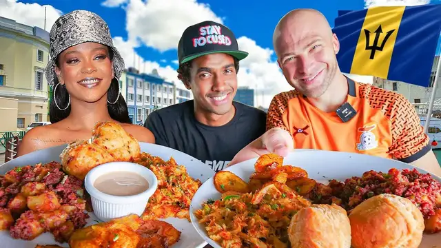 Video thumbnail for Traditional BAJAN FOOD and RIHANNA DRIVE in Barbados!