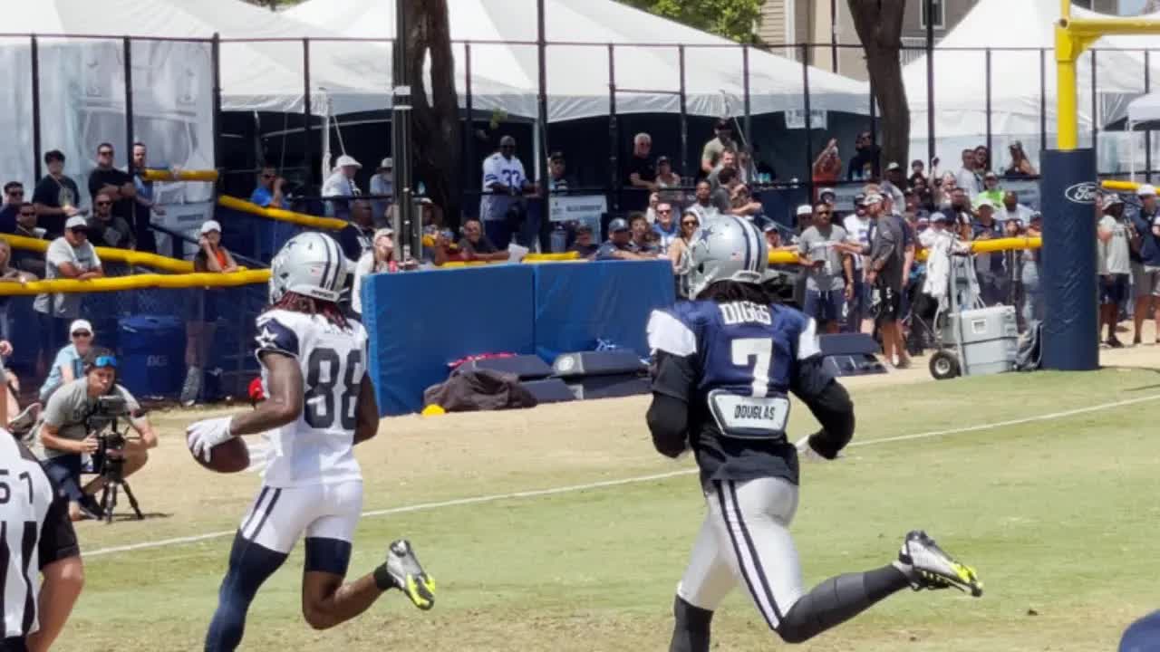 Video thumbnail for Law Nation Sports: cowboys training camp day 8 recap: dak prescott, receiver performance, and team defense