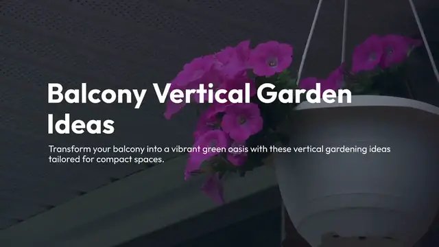 Video thumbnail for Balcony Vertical Garden Ideas